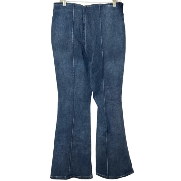 Rue + Y2K 90s style flare leg front seam denim jeans womens 14 rue 21 plus size - Picture 2 of 10